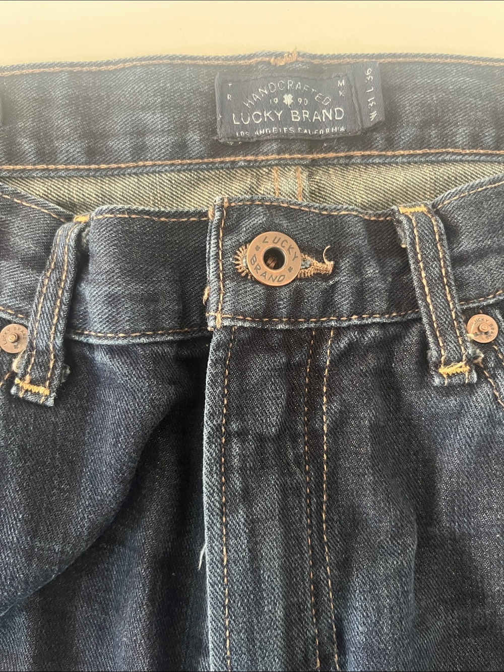Lucky Brand Men's Indigo Denim Relaxed Jeans